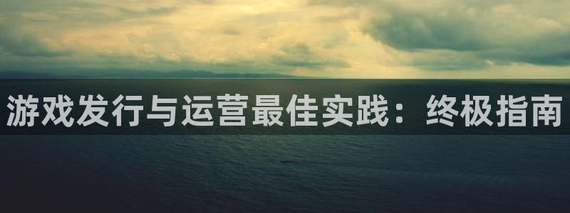 门徒娱乐线上客服：游戏发行与运营最佳实践：终极指南